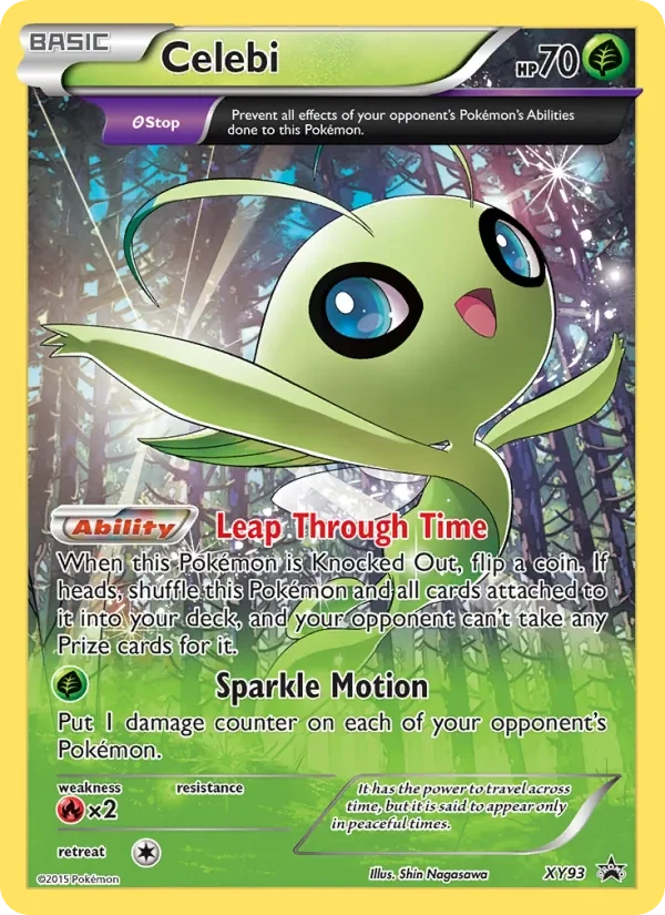 Celebi XY93 XY Black Star Promos Pokémon card
