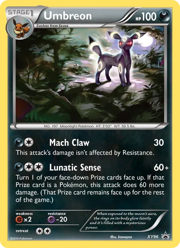 Umbreon XY96 XY Black Star Promos Pokémon card