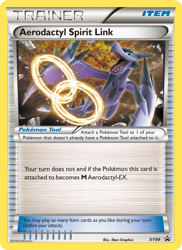 Aerodactyl Spirit Link XY99 XY Black Star Promos Pokémon kaart