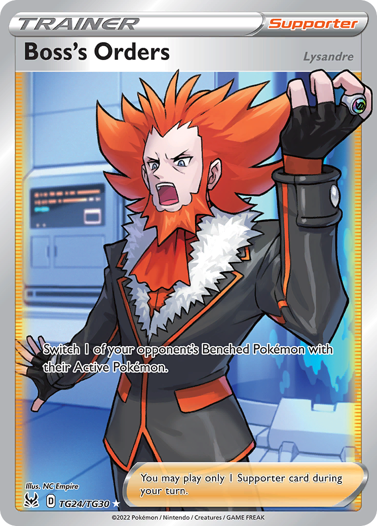 Boss's Orders TG24 Lost Origin Trainer Gallery Pokémon card