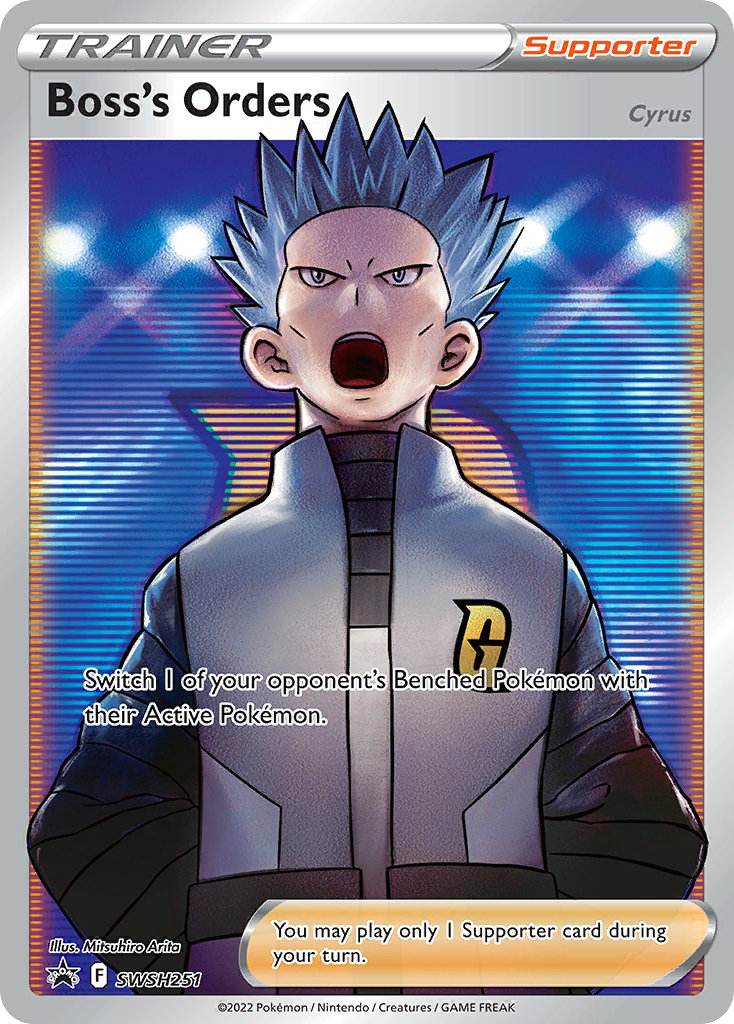 Carte Pokémon Boss's Orders SWSH251 SWSH Black Star Promos