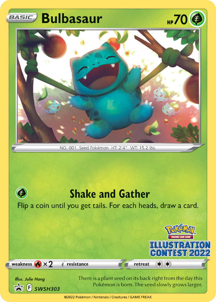 Bulbasaur SWSH303 SWSH Black Star Promos Pokémon Karte