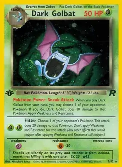 Dark Golbat 7/82 Team Rocket Pokémon card