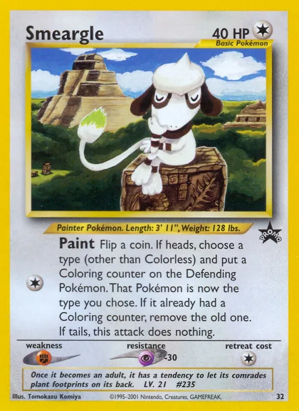 Smeargle 32/53 Wizards Black Star Promos Pokémon Karte
