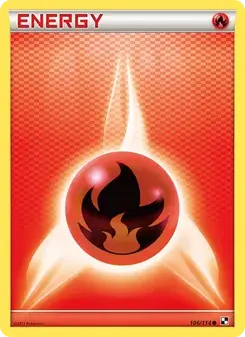 Fire Energy 106/114 Black & White Pokémon card