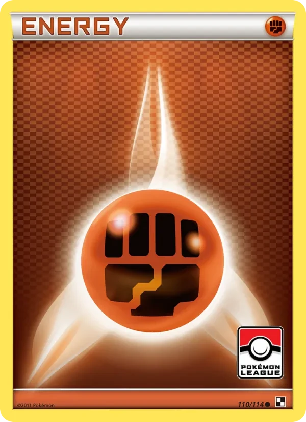 Fighting Energy 110/114 Black & White Pokémon card