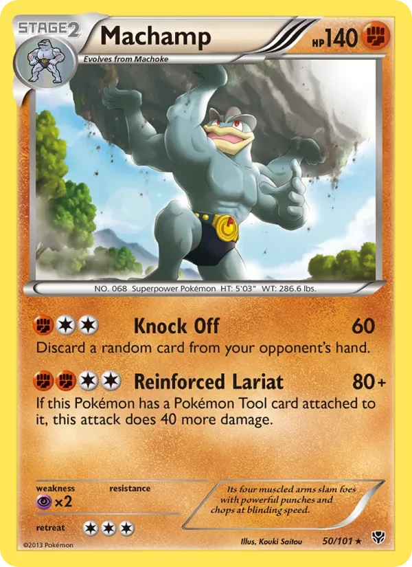 Machamp 50/101 Plasma Blast Pokémon Karte