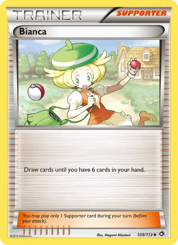 Bianca 109/113 Legendary Treasures Pokémon card
