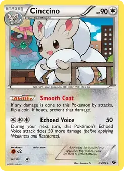 Cinccino 85/99 Next Destinies Pokémon card