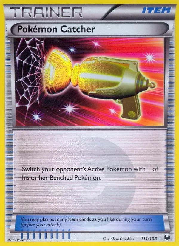 Pokémon Catcher 111/108 Dark Explorers Pokémon card