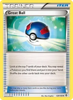 Great Ball 129/149 Boundaries Crossed Pokémon card