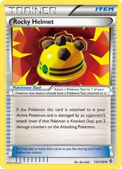 Rocky Helmet 133/149 Boundaries Crossed Pokémon card