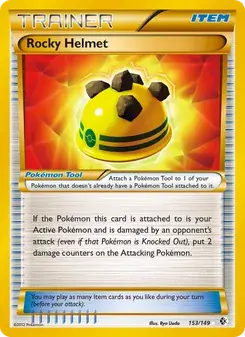 Rocky Helmet 153/149 Boundaries Crossed Pokémon card