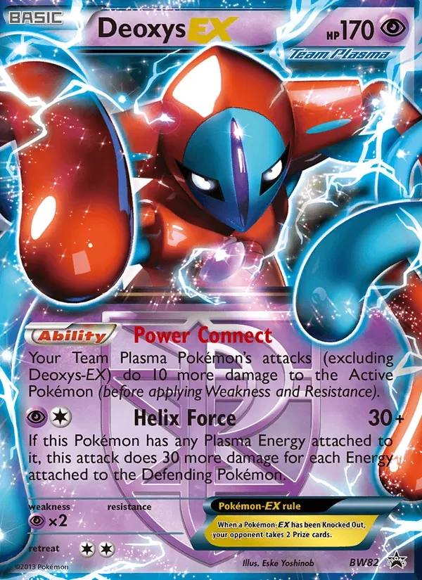 Deoxys-EX BW82 BW Black Star Promos Pokémon card