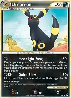 Umbreon 22/95 Call of Legends Pokémon kaart