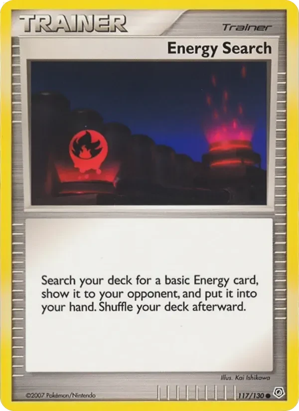 Carte Pokémon Energy Search 117/130 Diamond & Pearl