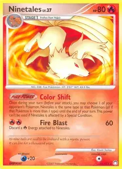 Ninetales 32/123 Mysterious Treasures Pokémon card