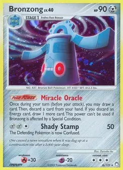 Bronzong 6/123 Mysterious Treasures Pokémon card