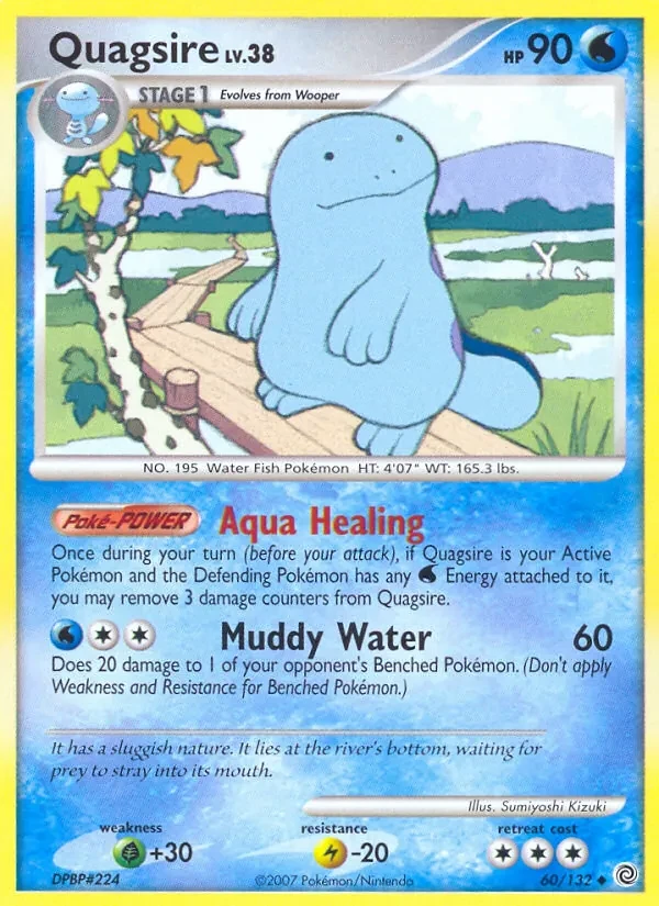 Quagsire 60/132 Secret Wonders Pokémon Karte