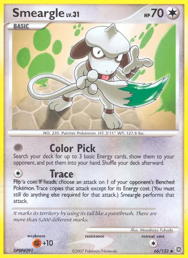Smeargle 66/132 Secret Wonders Pokémon card