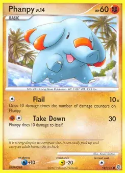 Phanpy 98/132 Secret Wonders Pokémon card