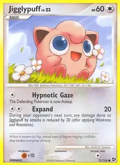 Jigglypuff 72/106 Great Encounters Pokémon kaart