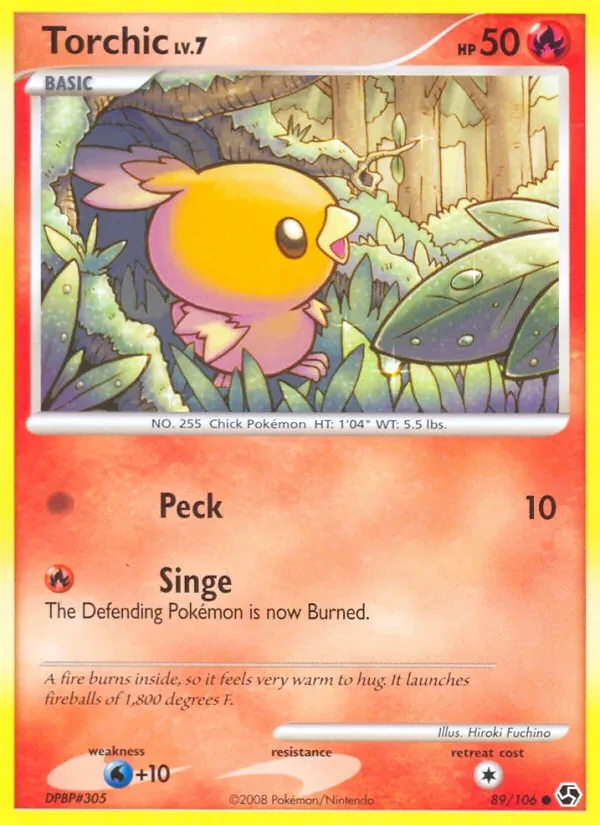 Carta Pokémon Torchic 89/106 Great Encounters