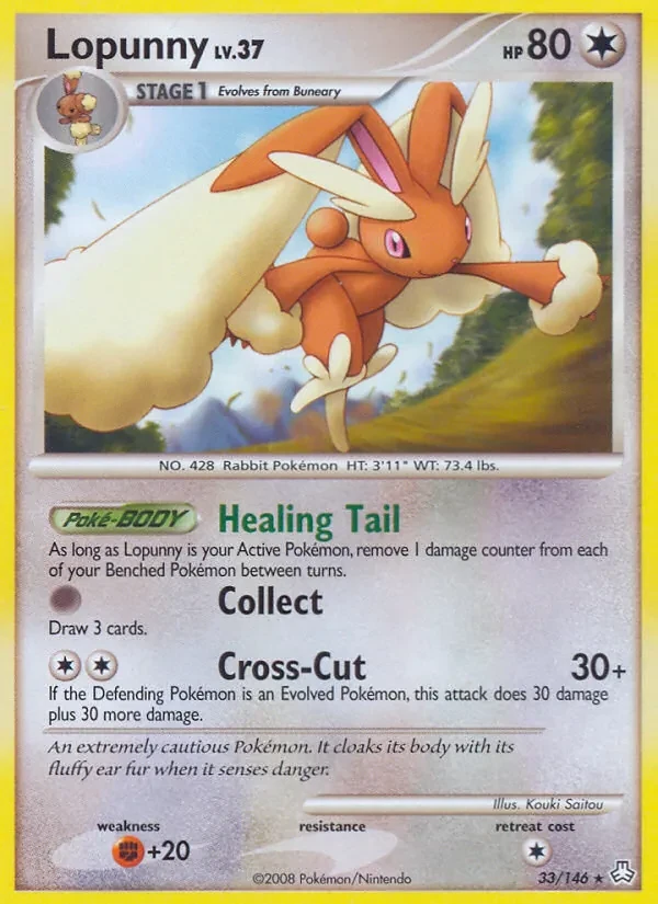 Lopunny 33/146 Legends Awakened Pokémon card
