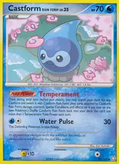 Castform Rain Form 49/146 Legends Awakened Pokémon card