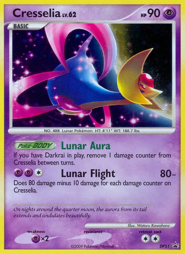 Cresselia DP51 DP Black Star Promos Pokémon card
