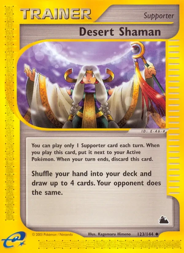Desert Shaman 123/144 Skyridge Pokémon card