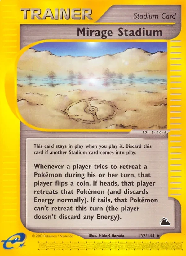 Mirage Stadium 132/144 Skyridge Pokémon card