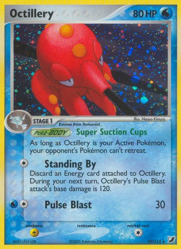 Octillery 10/115 Unseen Forces Pokémon card