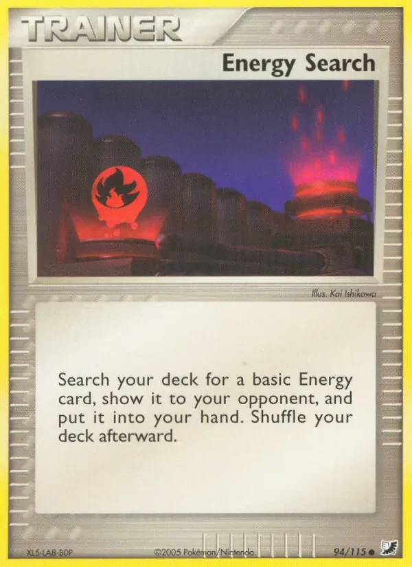 Energy Search 94/115 Unseen Forces Pokémon card
