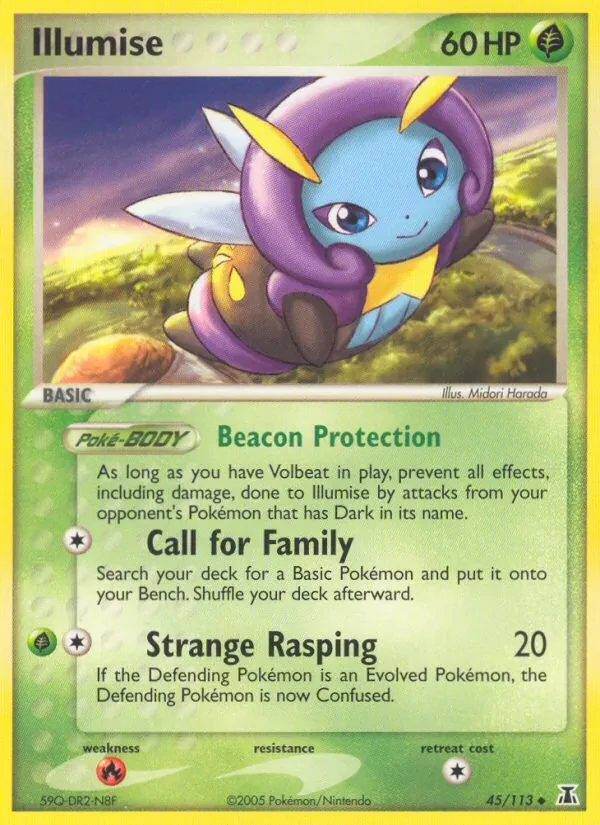 Illumise 45/113 Delta Species Pokémon card