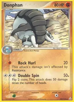 Donphan 40/110 Holon Phantoms Pokémon card