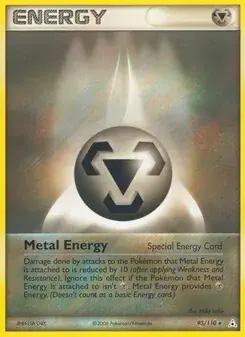 Metal Energy 95/110 Holon Phantoms Pokémon card