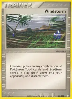 Windstorm 85/100 Crystal Guardians Pokémon card