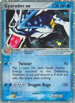 Gyarados ex 109/112 FireRed & LeafGreen Pokémon card