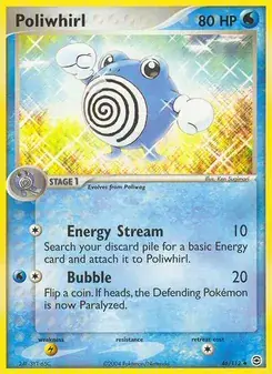 Poliwhirl 46/112 FireRed & LeafGreen Pokémon card
