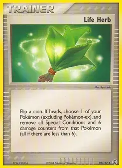 Life Herb 93/112 FireRed & LeafGreen Pokémon card