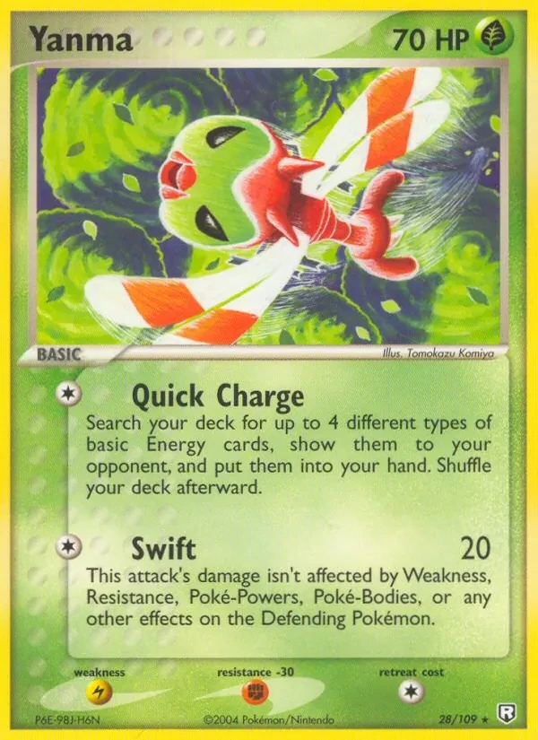Yanma 28/109 Team Rocket Returns Pokémon card