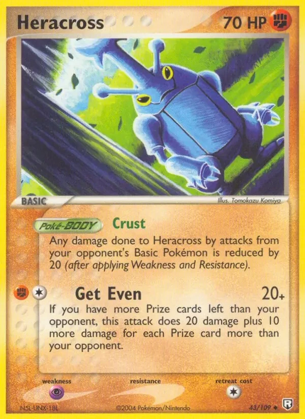 Heracross 43/109 Team Rocket Returns Pokémon card