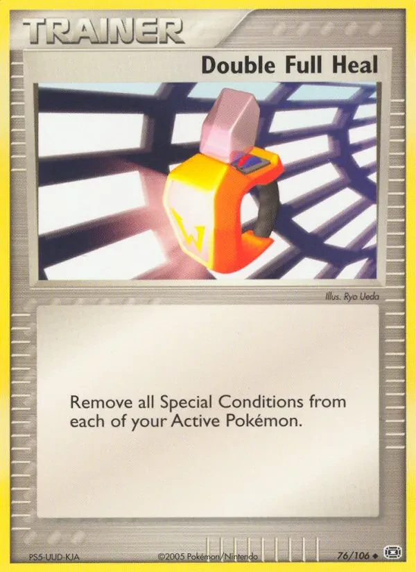 Double Full Heal 76/106 Emerald Pokémon card