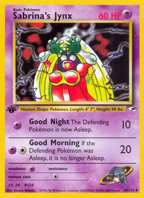 Carte Pokémon Sabrina's Jynx 59/132 Gym Heroes