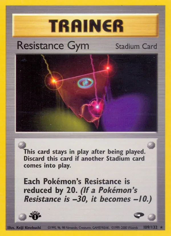 Resistance Gym 109/132 Gym Challenge Pokémon Karte