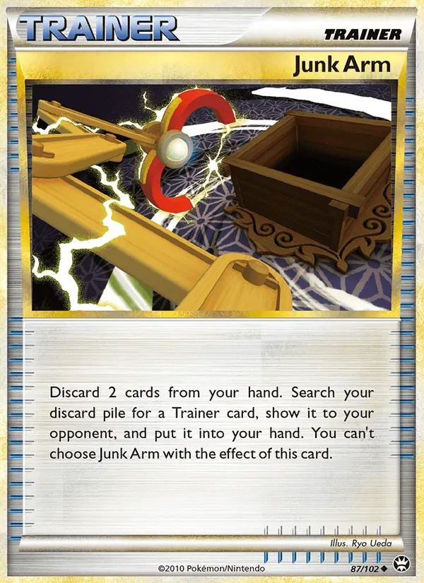 Junk Arm 87/102 Triumphant Pokémon card