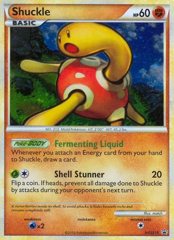 Shuckle HGSS15 HGSS Black Star Promos Pokémon card