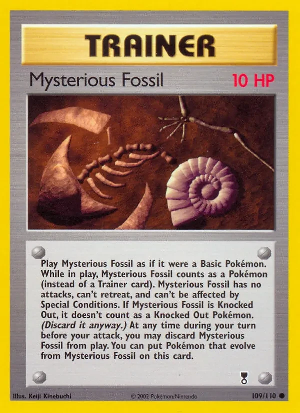 Mysterious Fossil 109/110 Legendary Collection Pokémon kaart