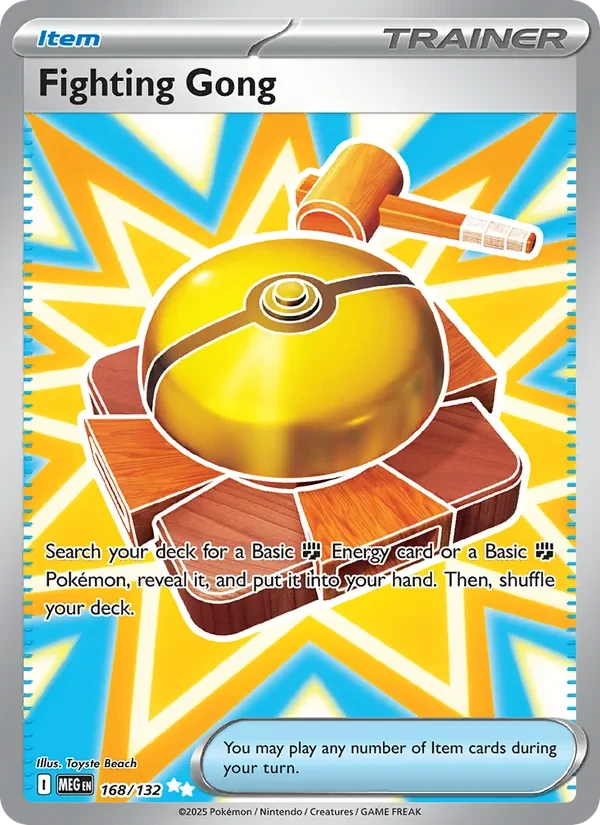 Fighting Gong 168/132 Mega Evolution Pokémon card